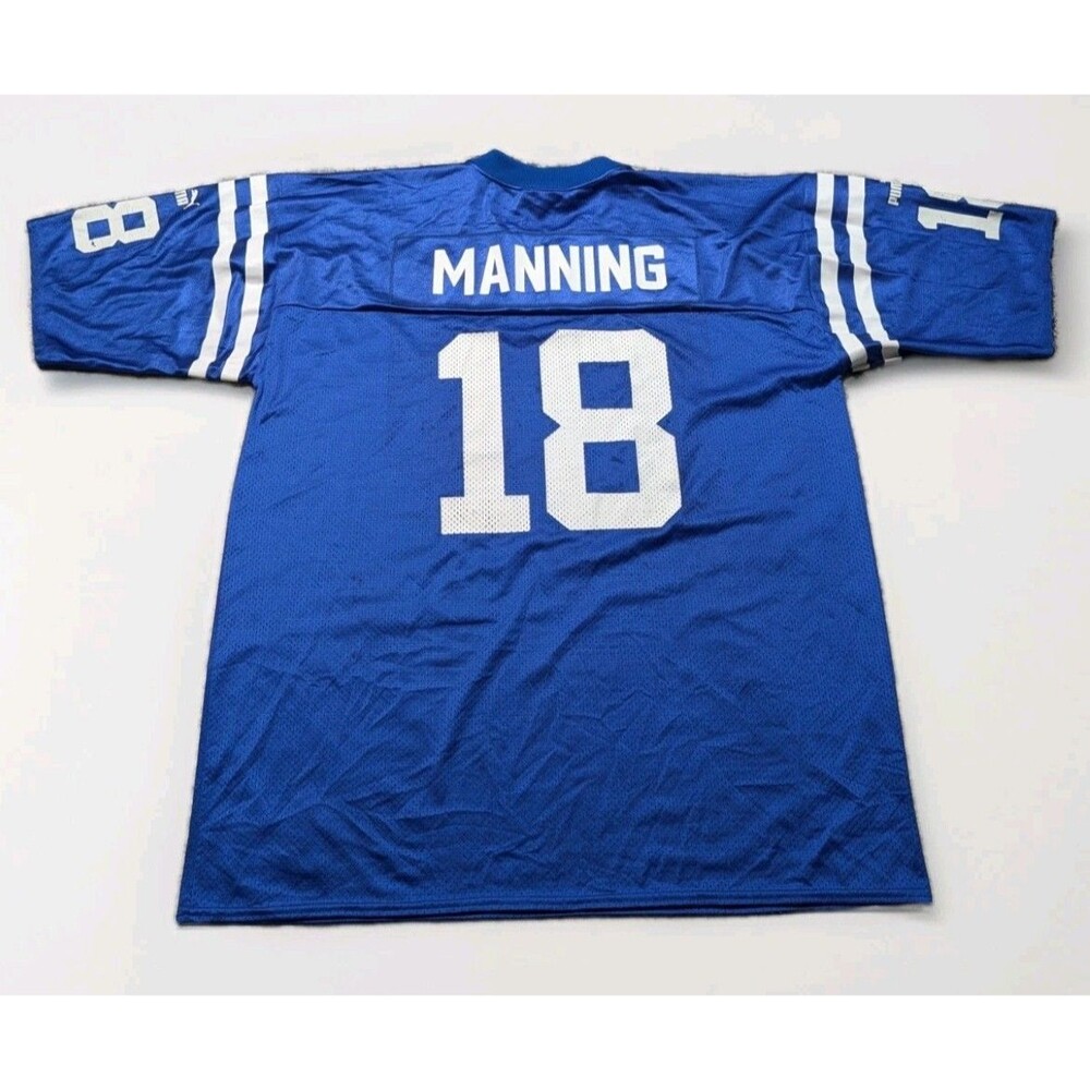 Vintage NFL Puma Peyton Manning Indianapolis Colts Football Jersey Men’s Size XL